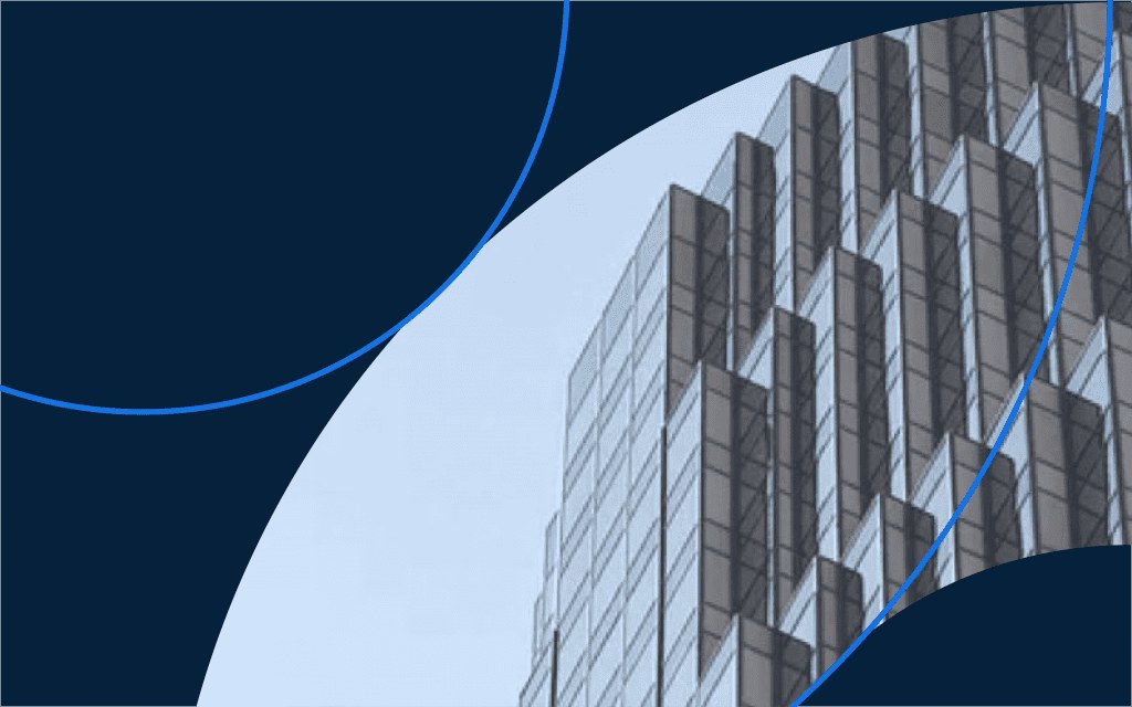 Stylized image of skyscraper windows